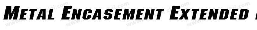 Metal Encasement Extended RegularSW字体转换